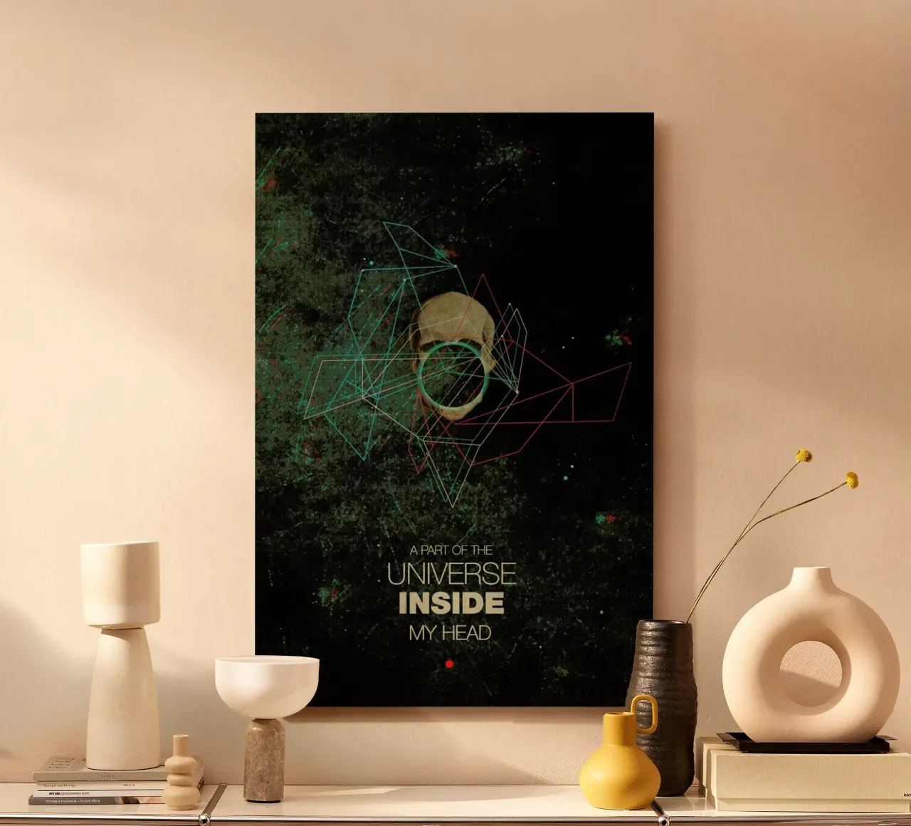 A Part Of The Universe Inside My Head alluminio dibond da Frank Moth