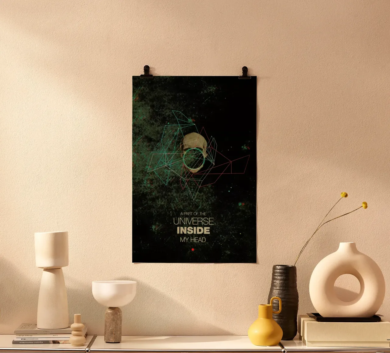 A Part Of The Universe Inside My Head hahnemühle van Frank Moth