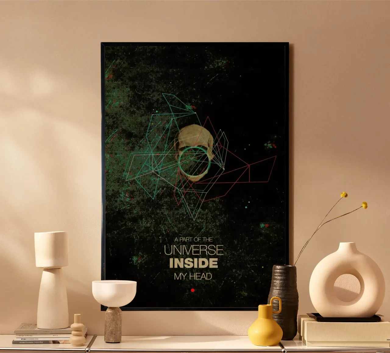 A Part Of The Universe Inside My Head hahnemühle van Frank Moth