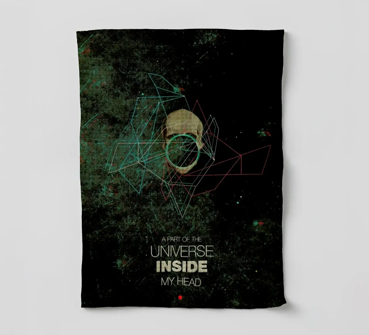 A Part Of The Universe Inside My Head torchon de Frank Moth