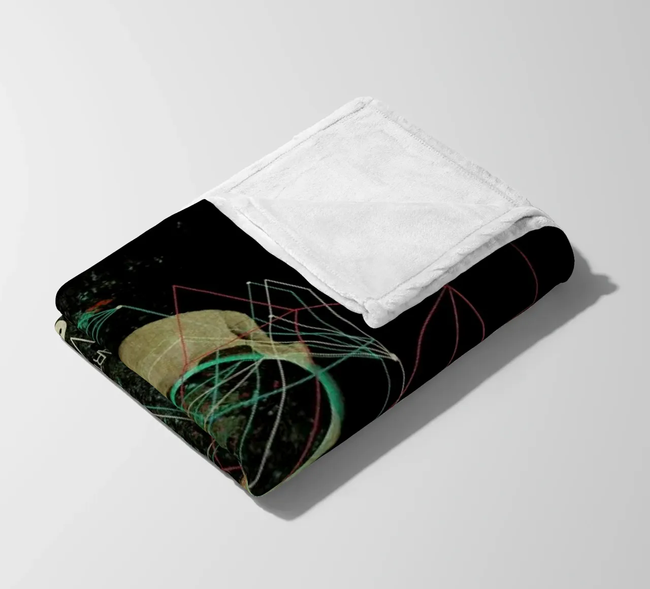 A Part Of The Universe Inside My Head fleece blanket by Frank Moth