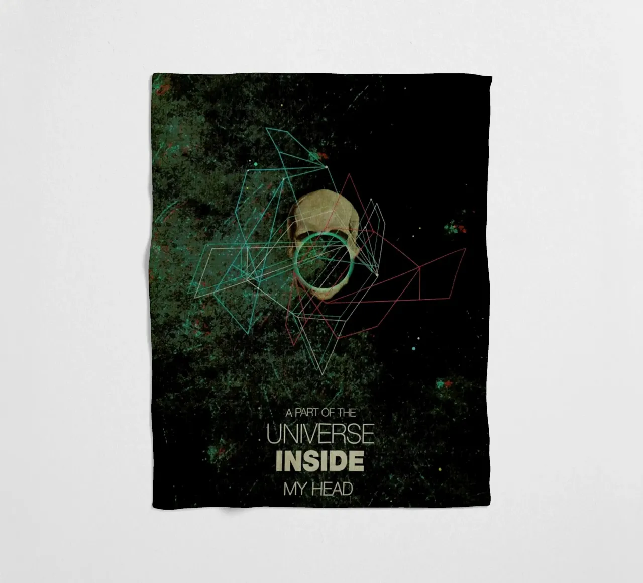 A Part Of The Universe Inside My Head fleecedeken van Frank Moth
