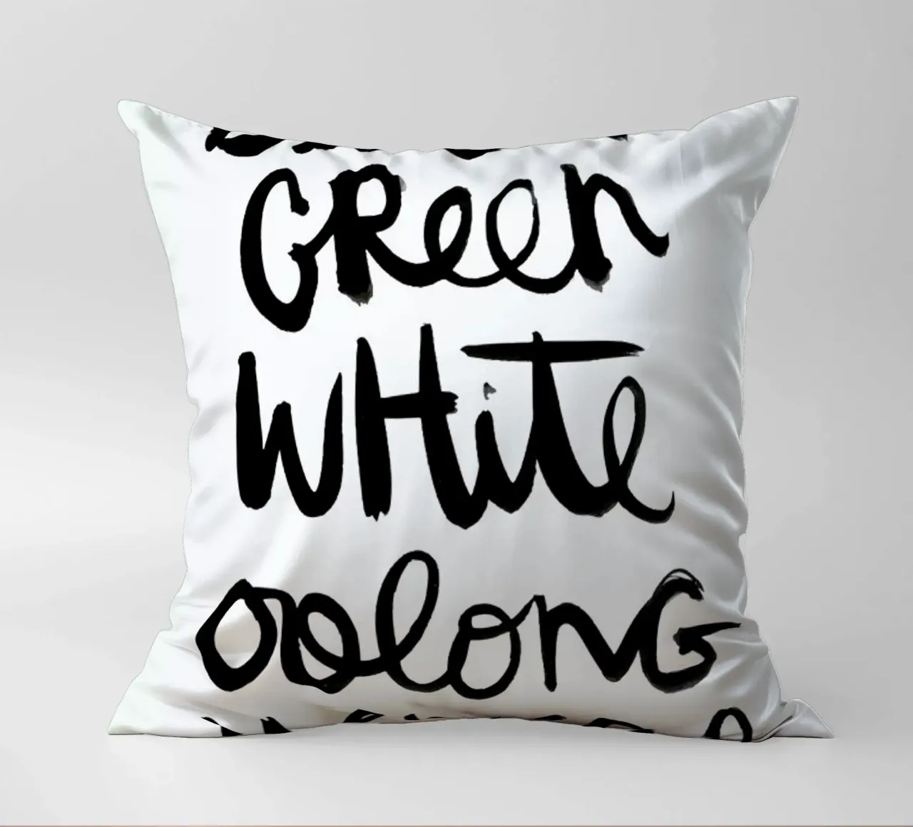 Tea decorative cushion by Dead Language