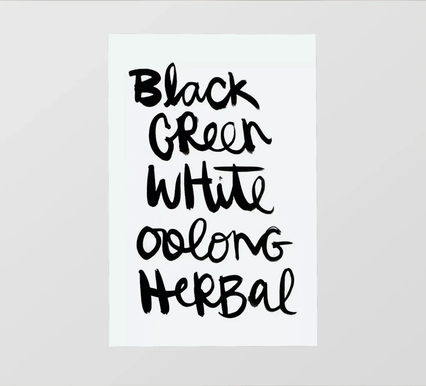 Tea backlit folie van Dead Language