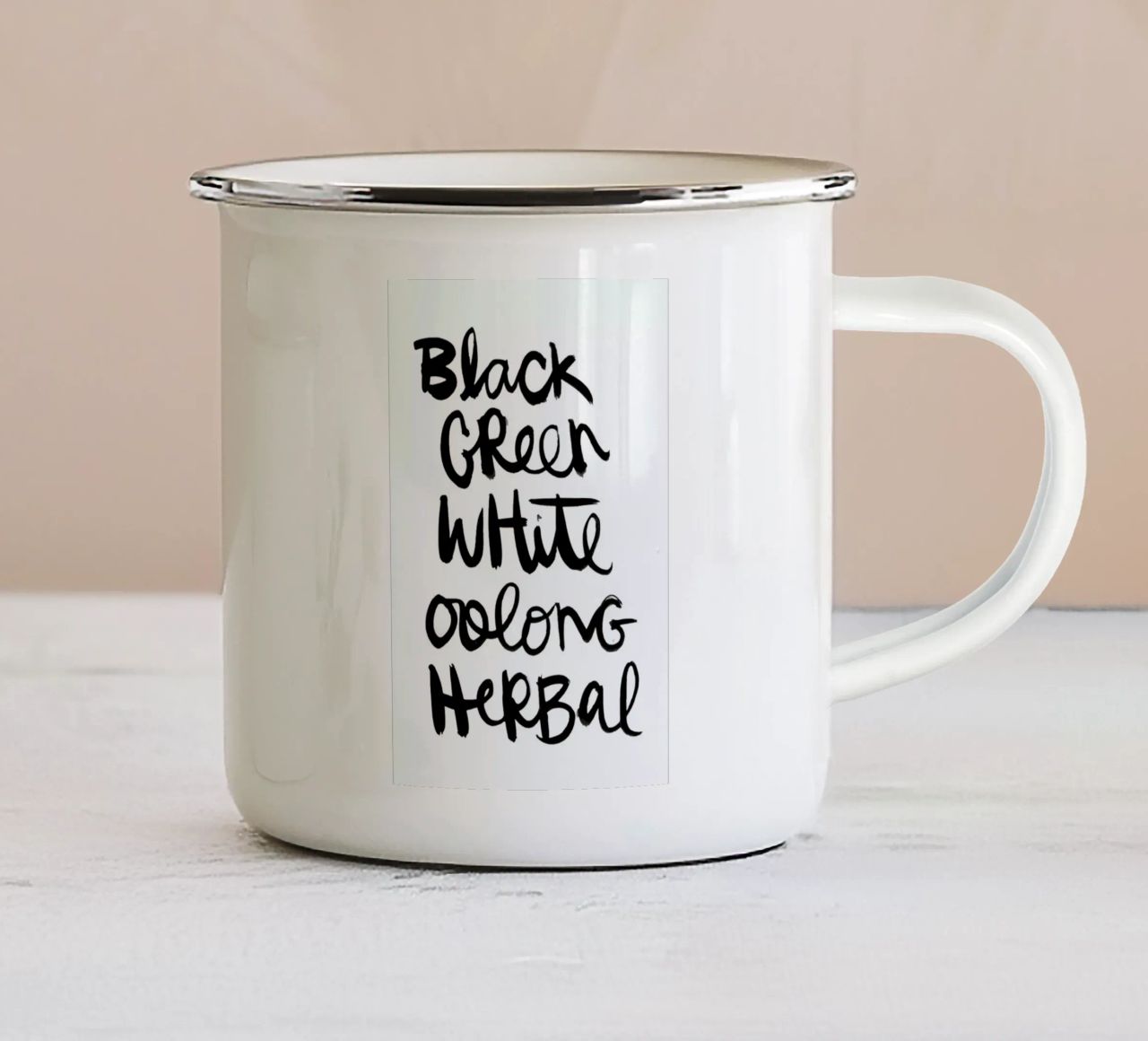 Tea tazza in smalto da Dead Language