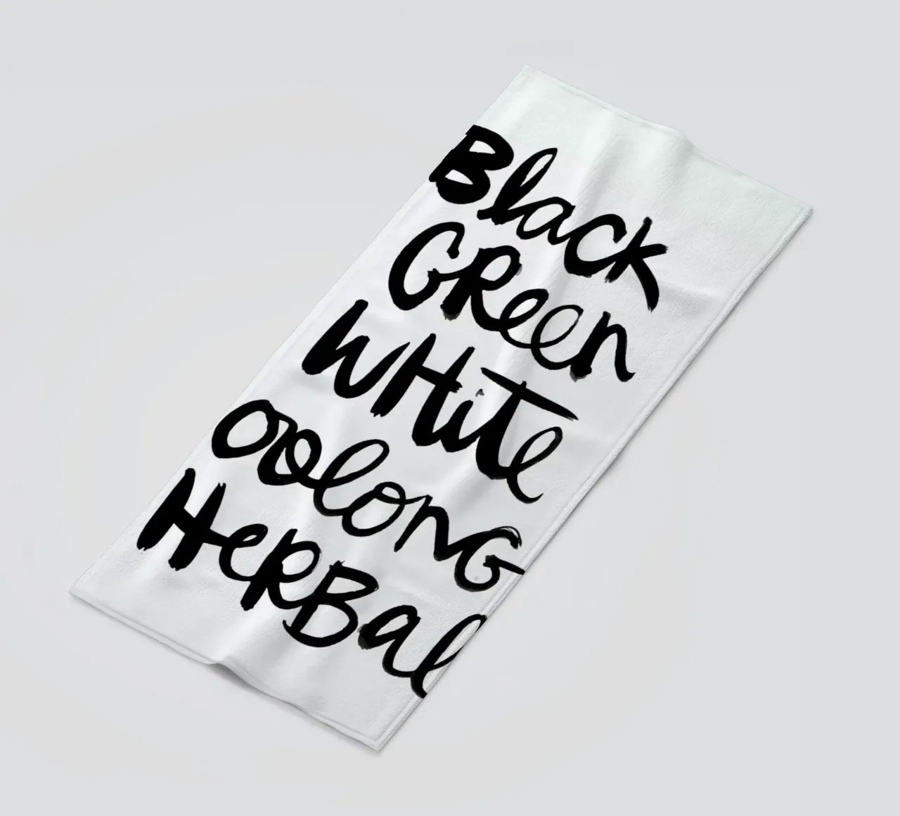 Tea beach towel by Dead Language