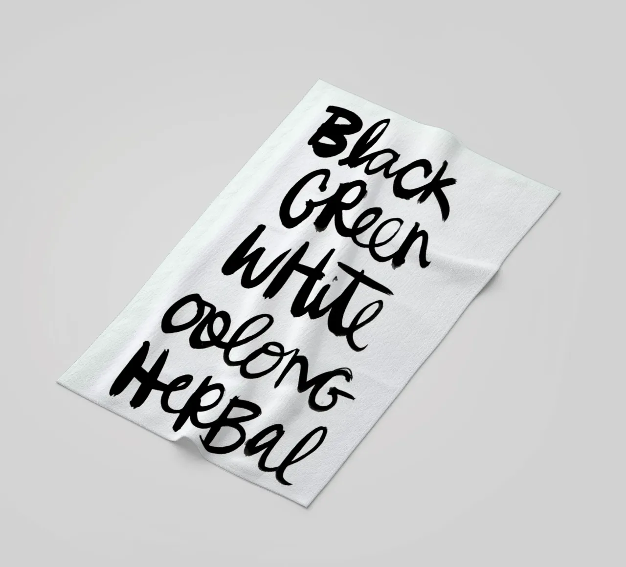 Tea beach towel by Dead Language
