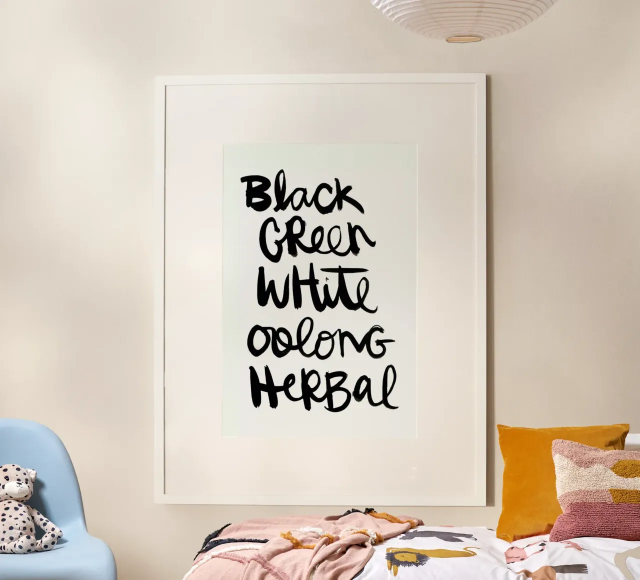 Tea Poster von Dead Language