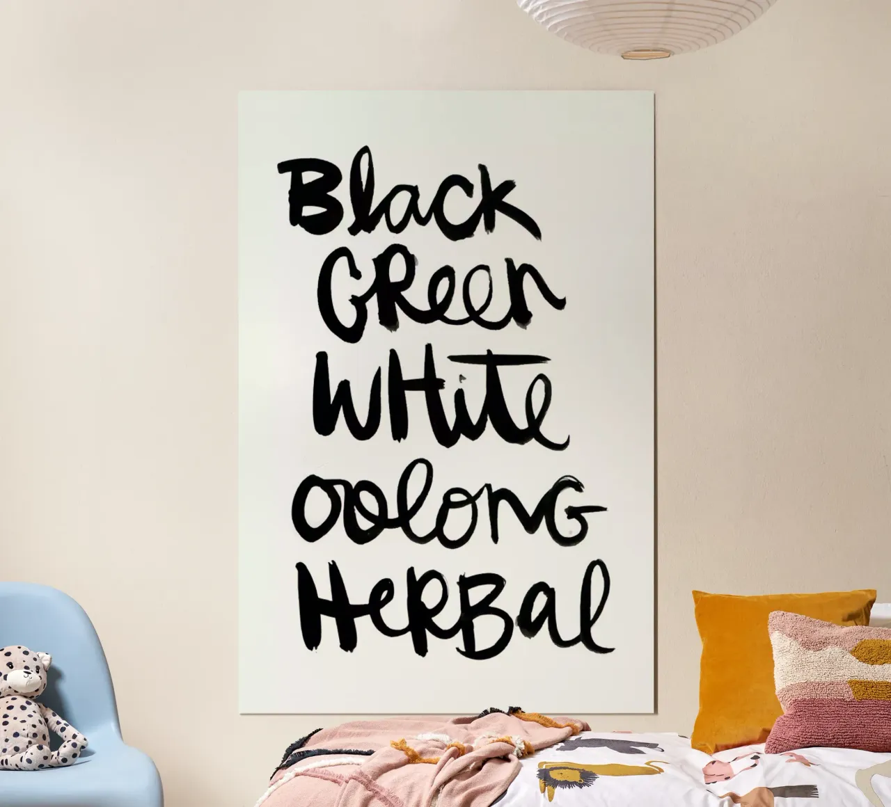 Tea Poster von Dead Language