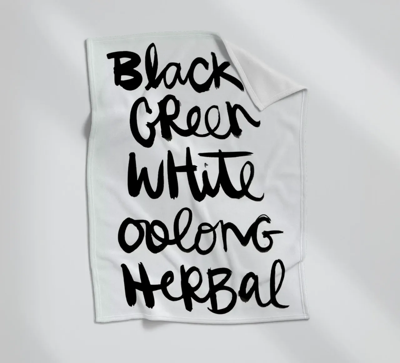 Tea fleece blanket by Dead Language