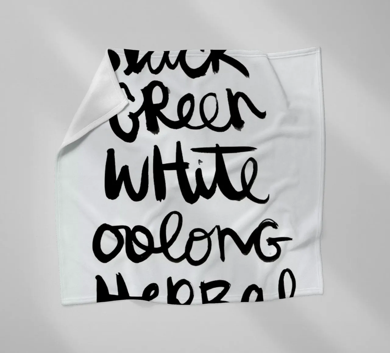 Tea fleece blanket by Dead Language