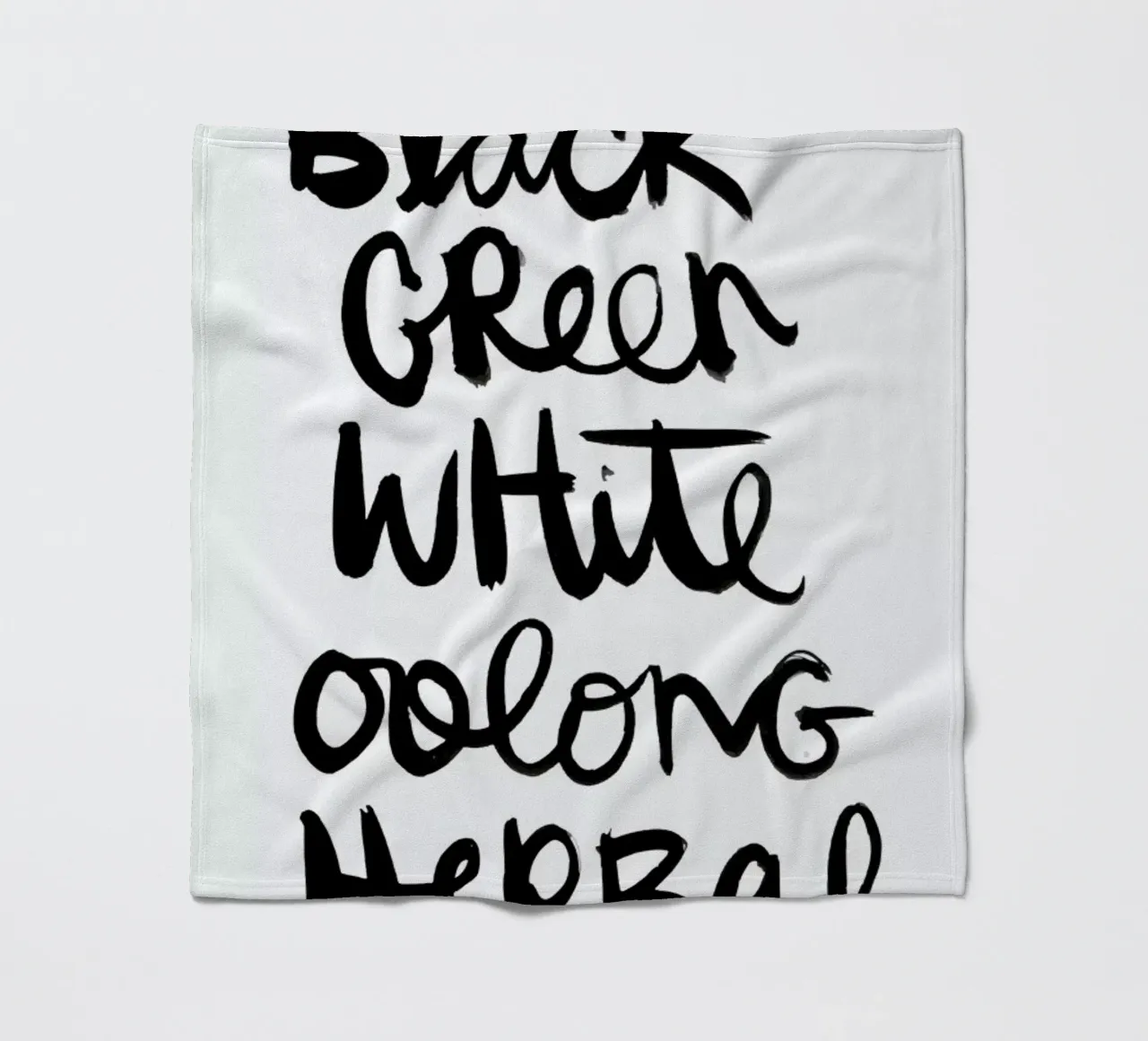 Tea fleece blanket by Dead Language