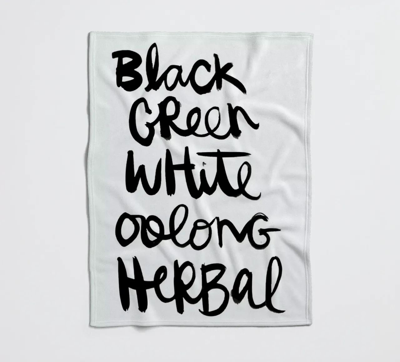 Tea fleece blanket by Dead Language