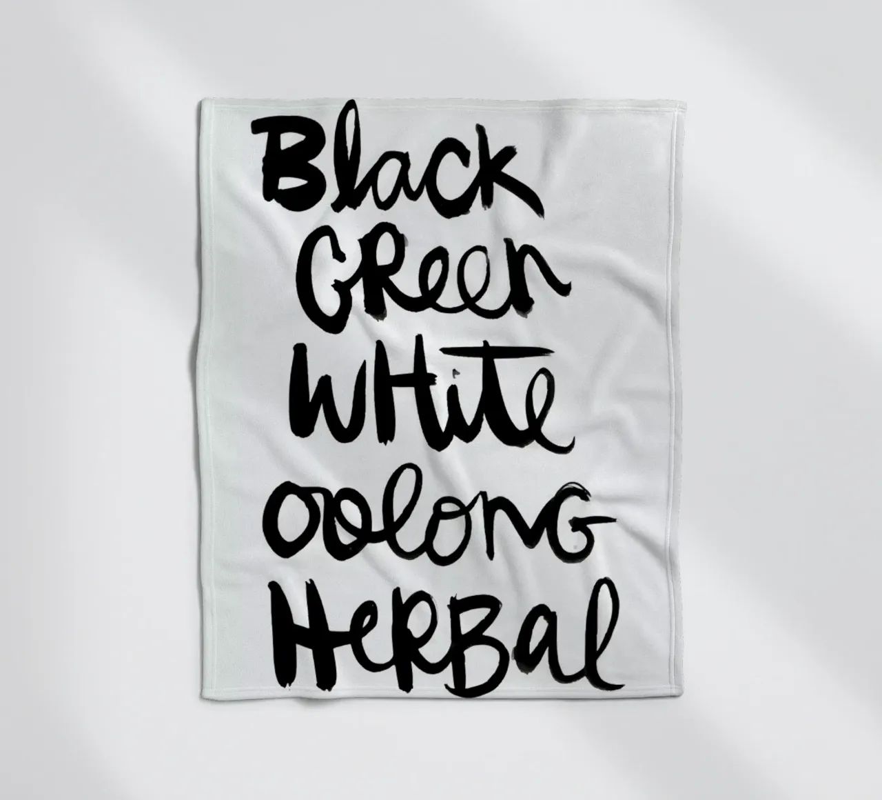 Tea fleece blanket by Dead Language