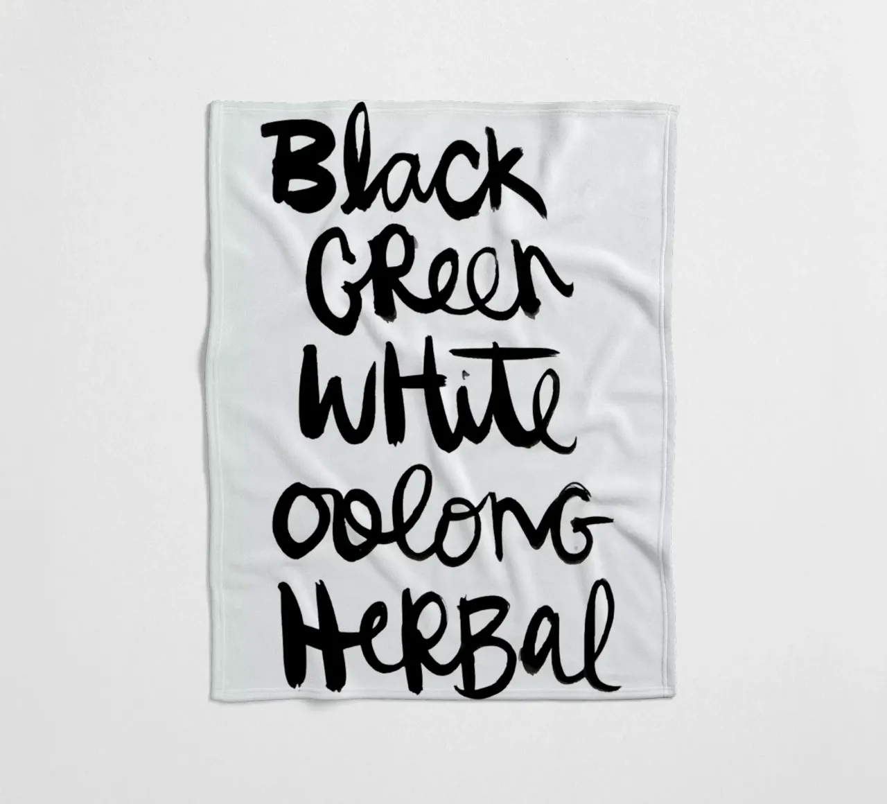 Tea fleece blanket by Dead Language