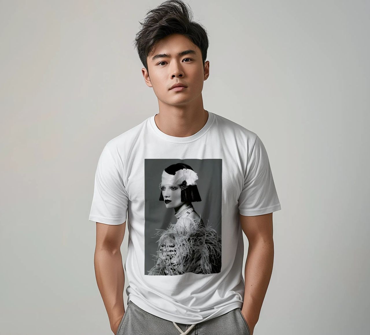 Feathers I t-shirt da Runway Collective