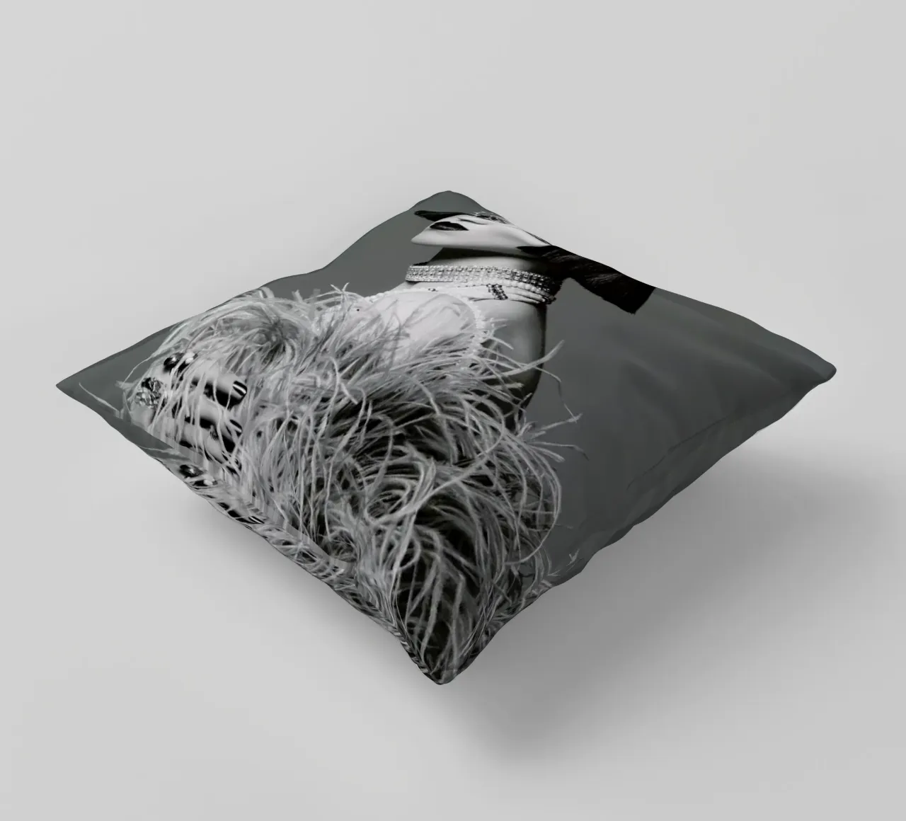 Feathers I cuscino da Runway Collective