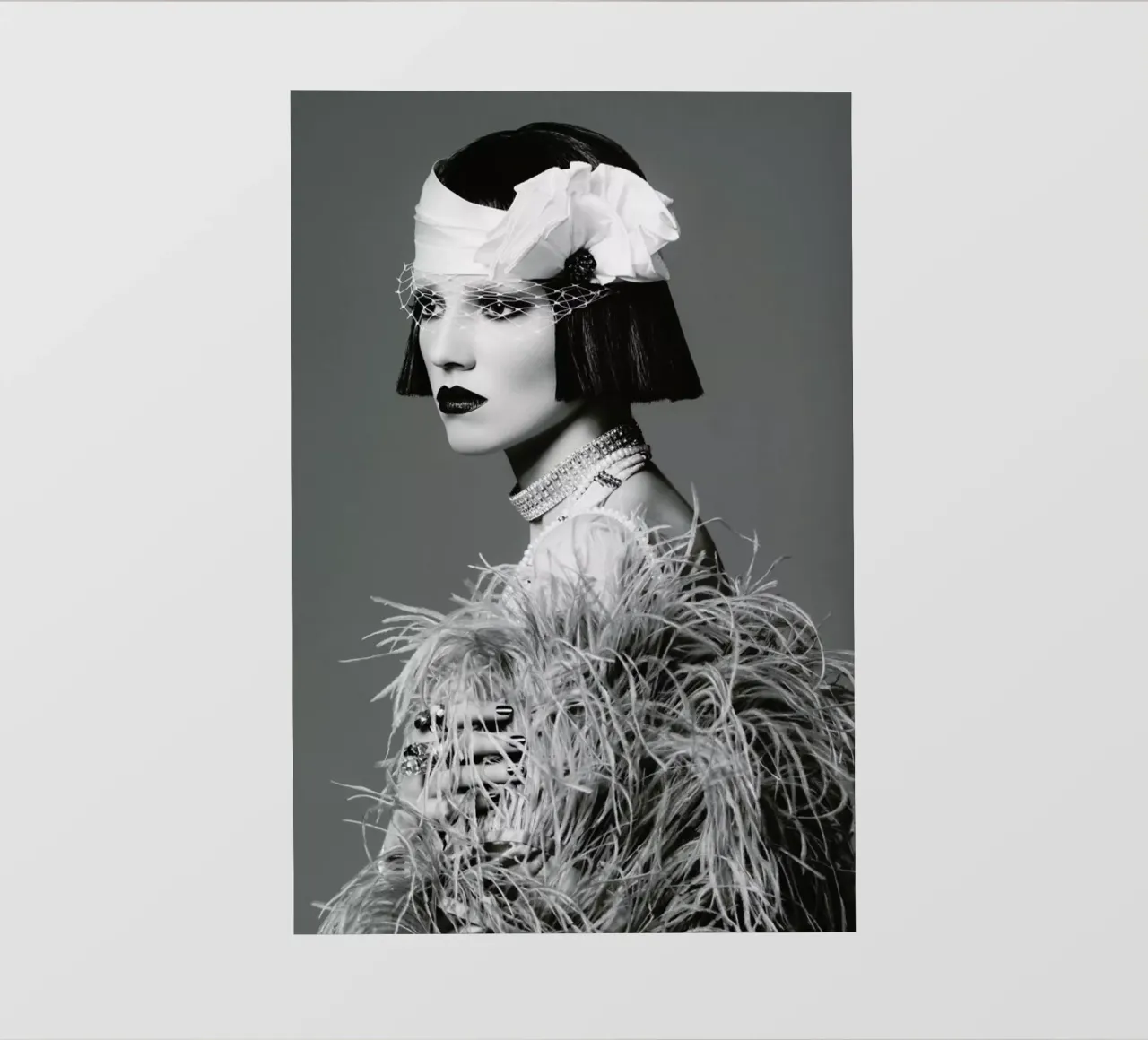 Feathers I pellicola backlit da Runway Collective