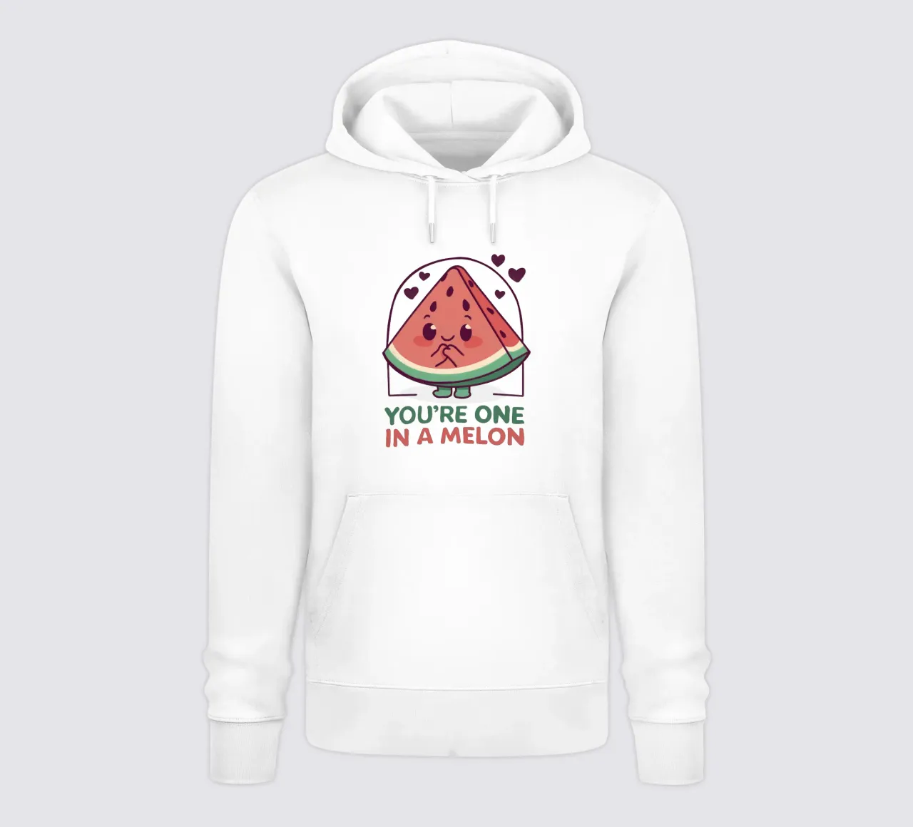 Eres uno en un melón sudadera con capucha de Loobs