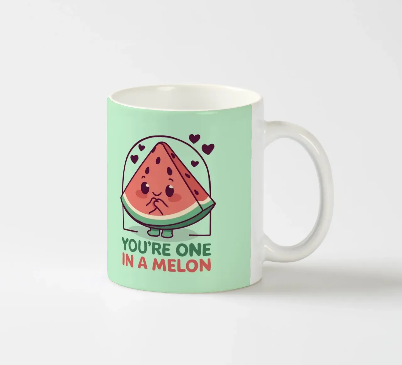 Eres uno en un melón taza de cerámica de Loobs