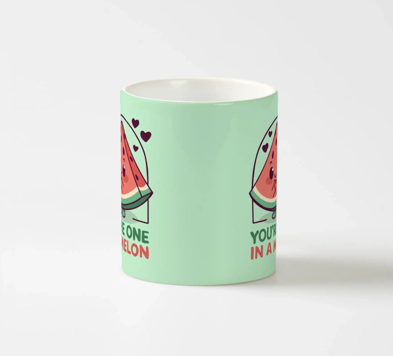 Siete uno in un melone tazza in ceramica da Loobs