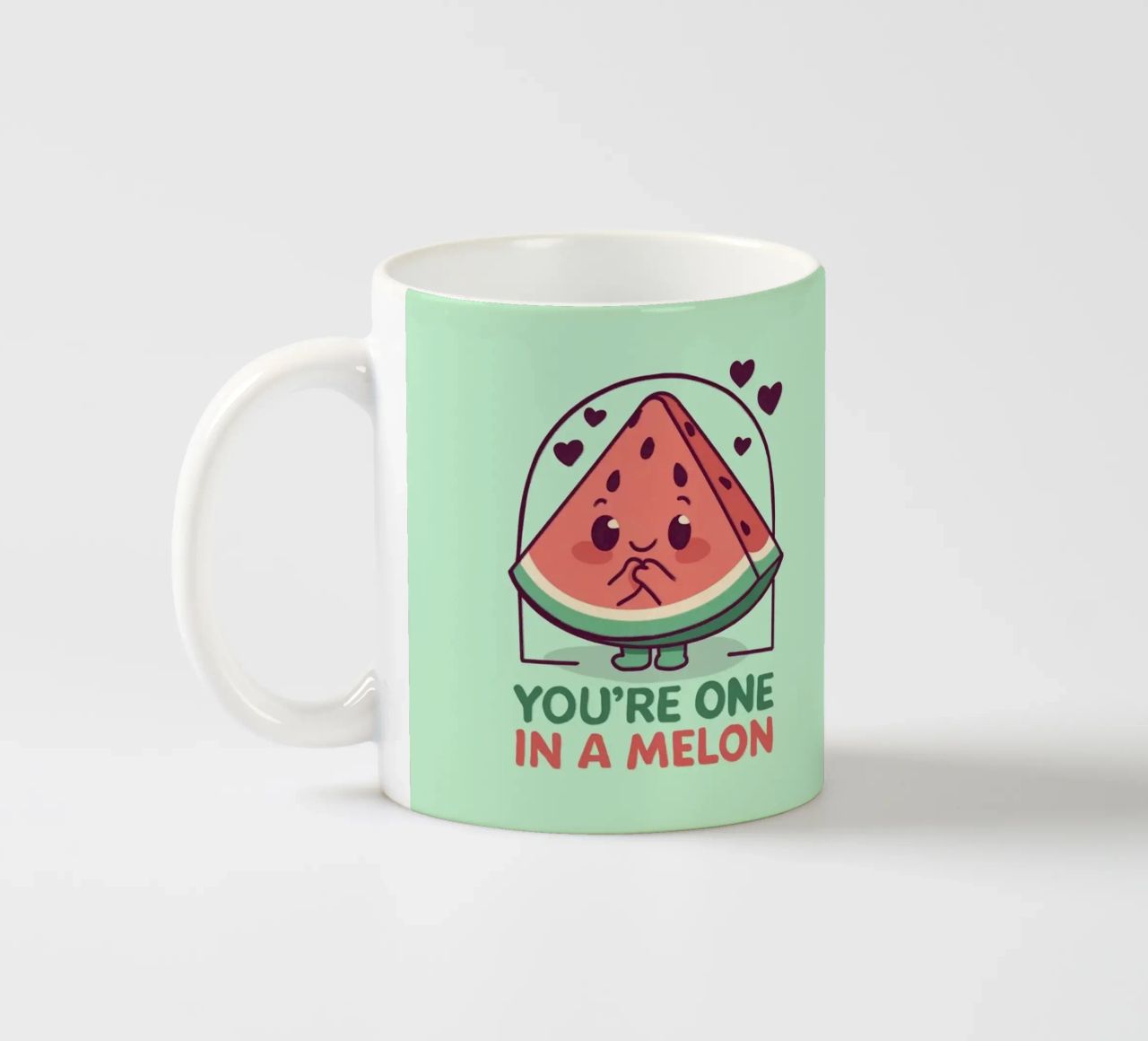 Siete uno in un melone tazza in ceramica da Loobs