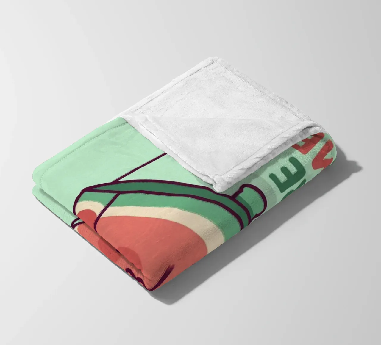 Siete uno in un melone coperta in pile da Loobs