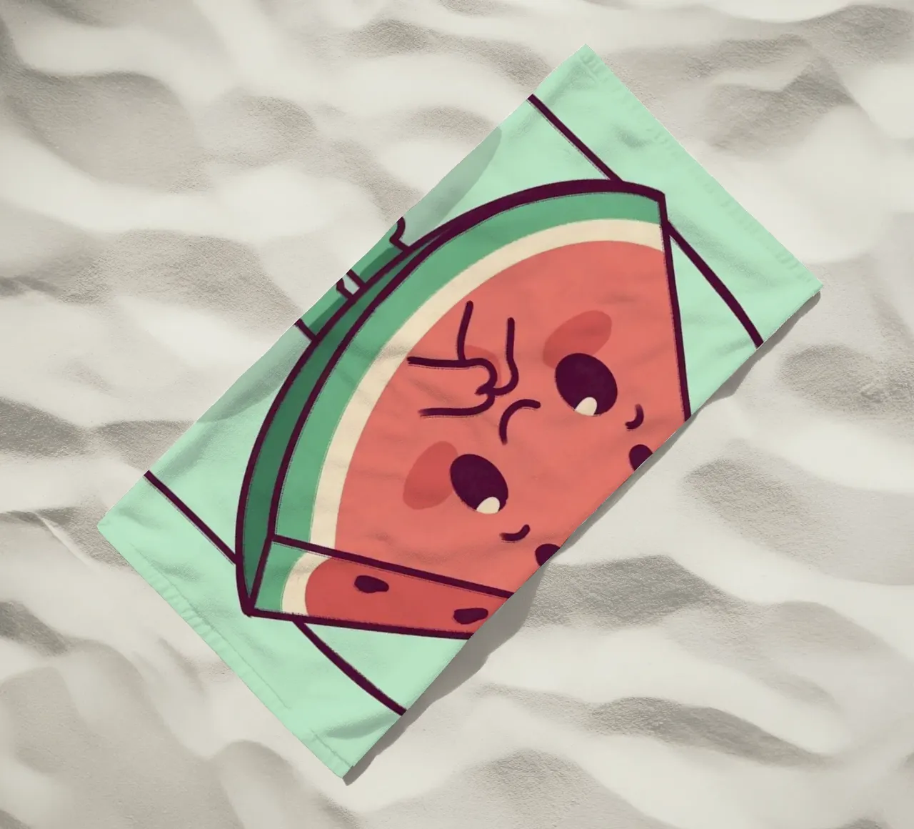 Siete uno in un melone telo mare da Loobs