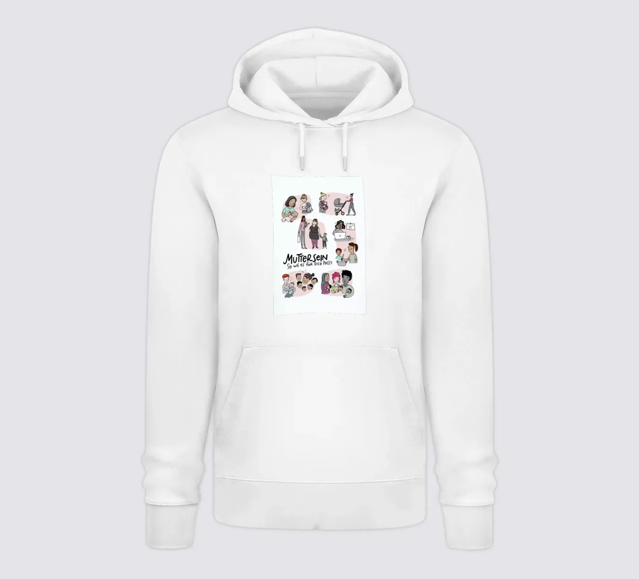 Mutter felpa con cappuccio da Geborgen Wachsen x JUNIQE