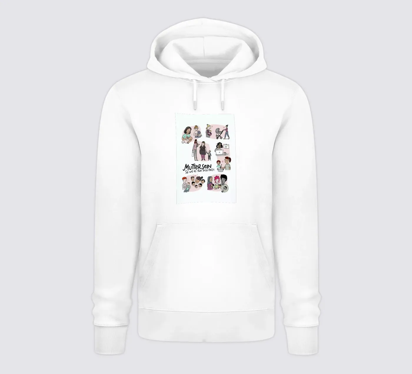 Mutter felpa con cappuccio da Geborgen Wachsen x JUNIQE