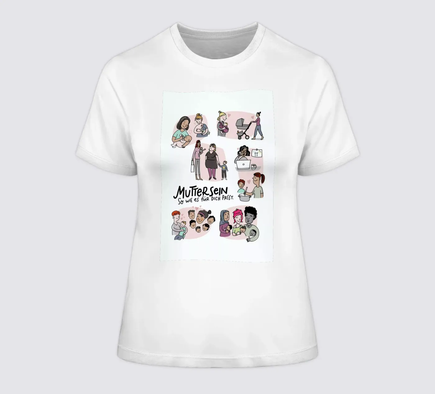 Mutter t-shirt da donna da Geborgen Wachsen x JUNIQE