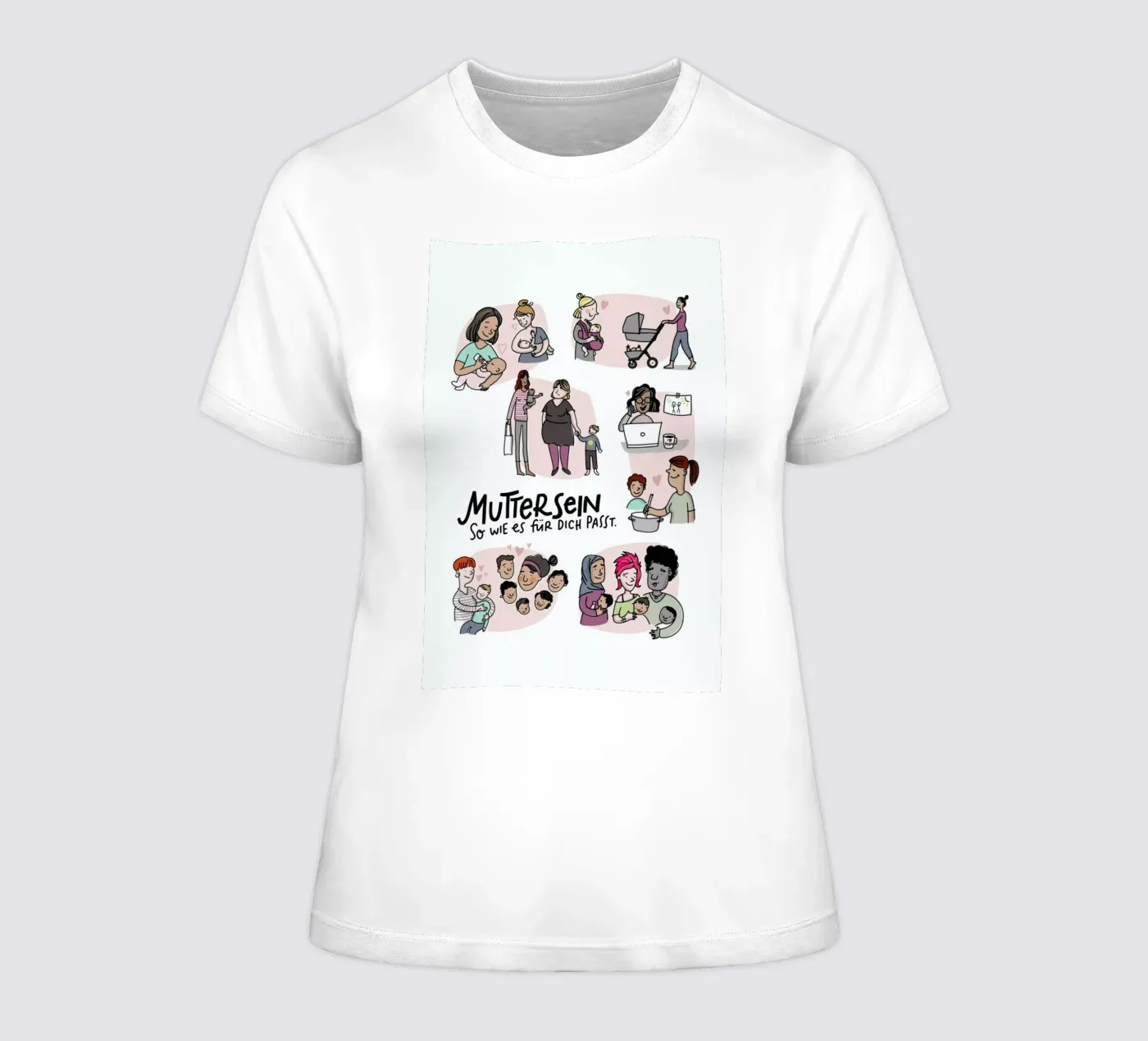 Mutter t-shirt da donna da Geborgen Wachsen x JUNIQE