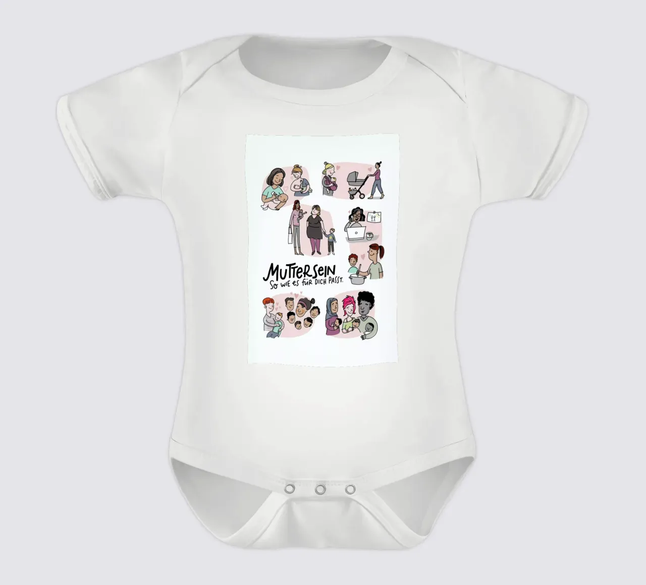 Mutter body bébé de Geborgen Wachsen x JUNIQE