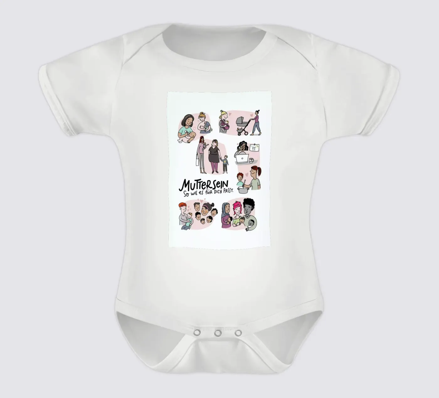 Mutter body bébé de Geborgen Wachsen x JUNIQE