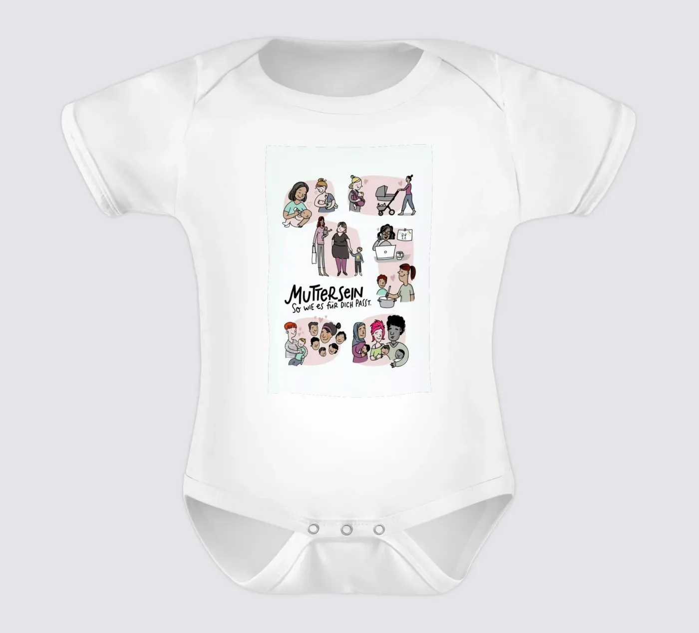 Mutter body bébé de Geborgen Wachsen x JUNIQE