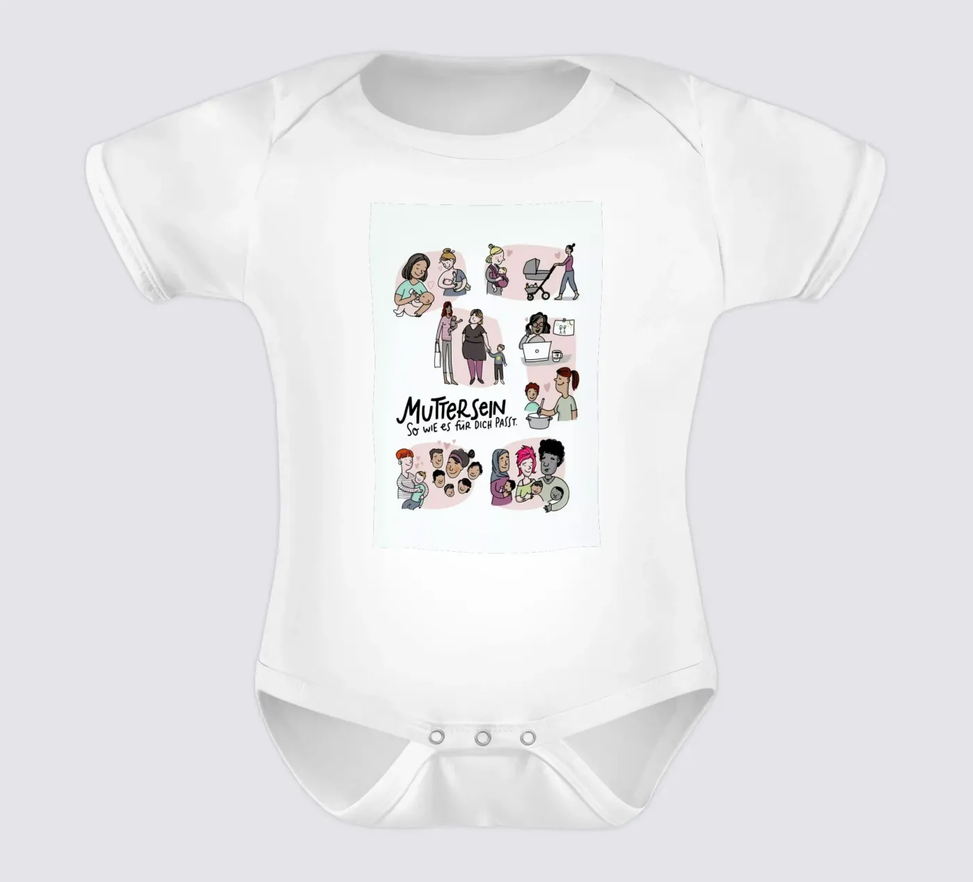 Mutter body bébé de Geborgen Wachsen x JUNIQE