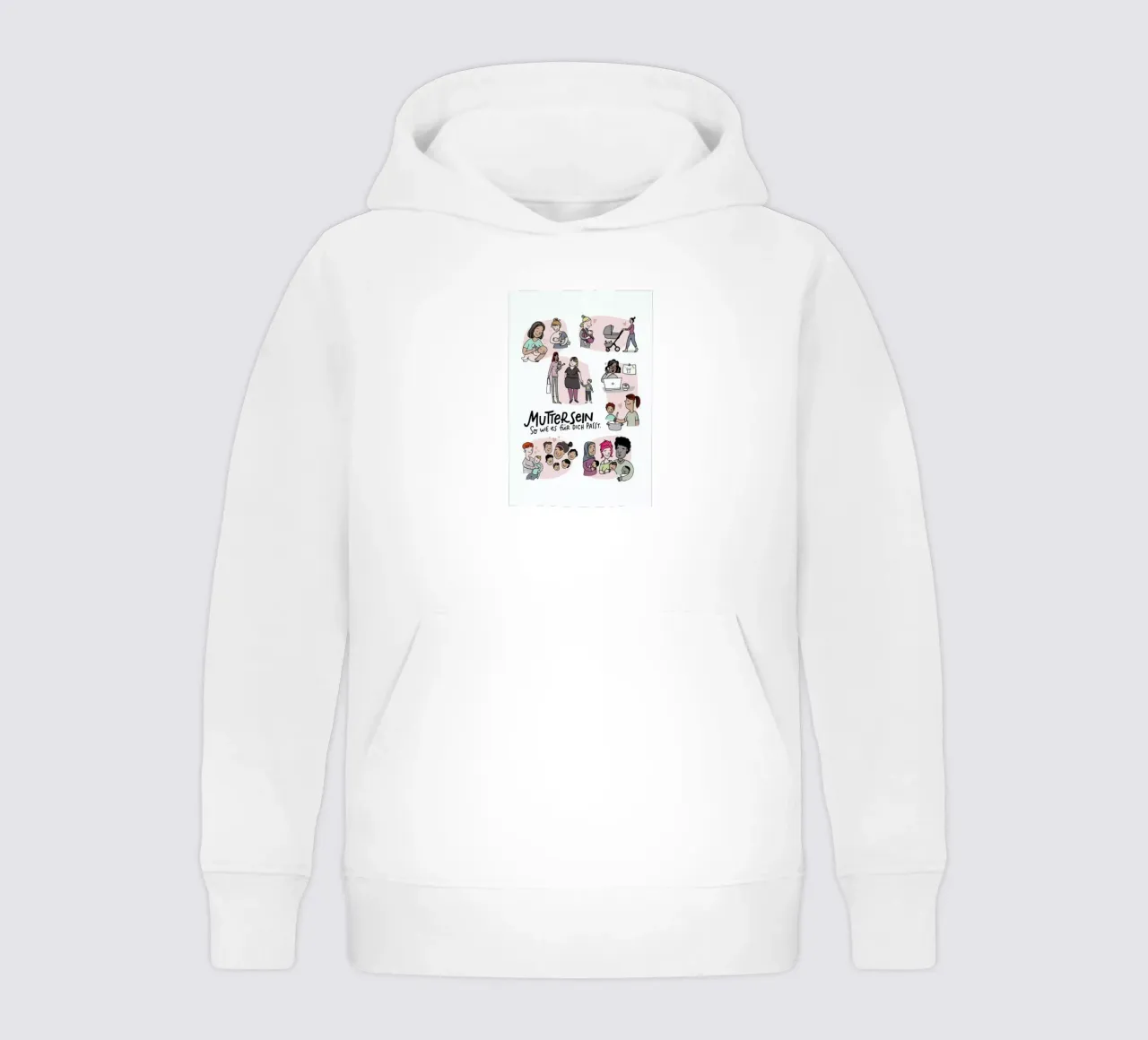 Mutter felpa bambino con cappuccio da Geborgen Wachsen x JUNIQE
