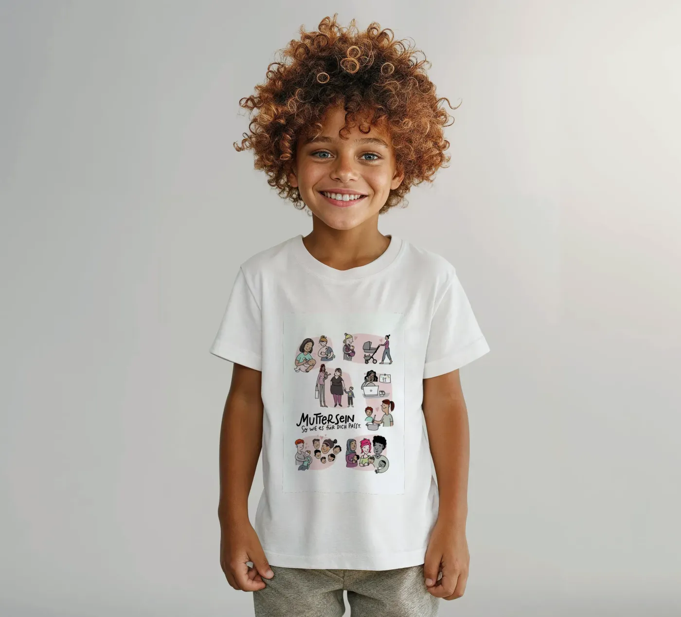 Mutter kids t-shirt by Geborgen Wachsen x JUNIQE