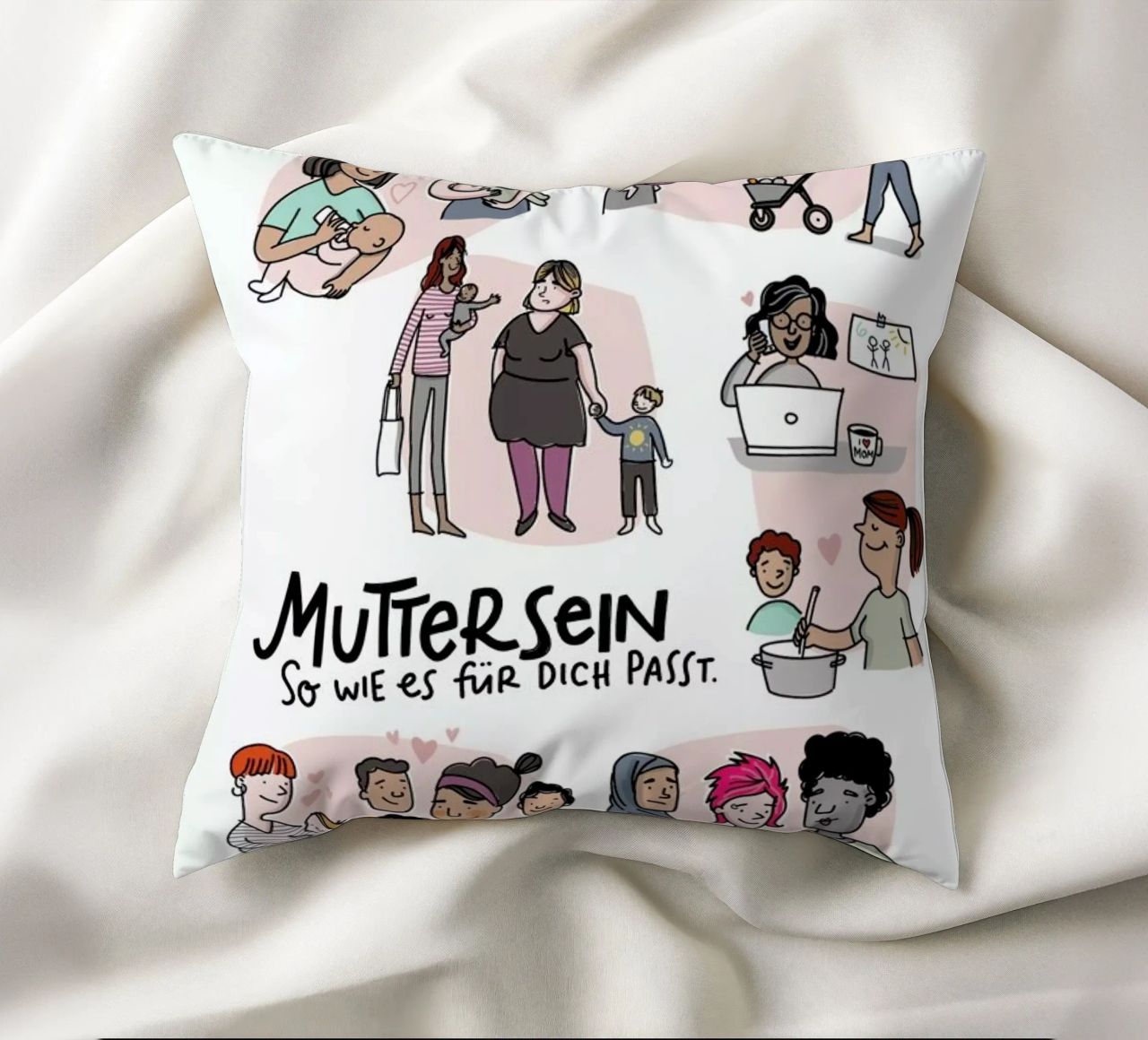 Mutter cuscino da Geborgen Wachsen x JUNIQE