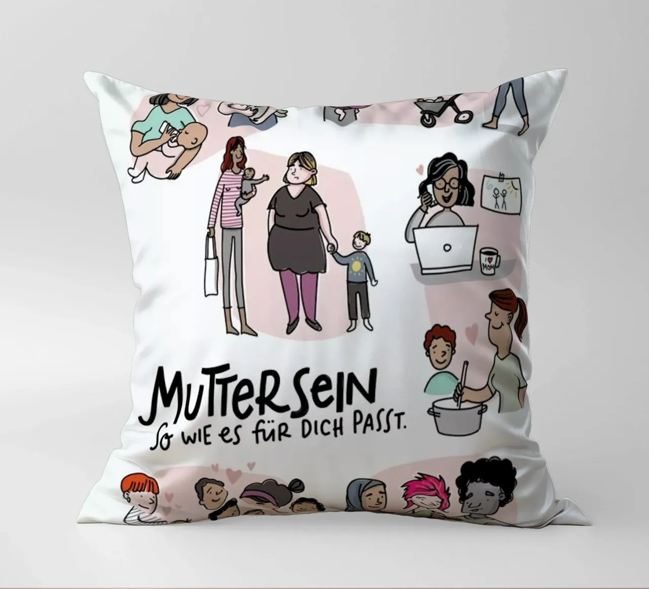 Mutter Kissen von Geborgen Wachsen x JUNIQE