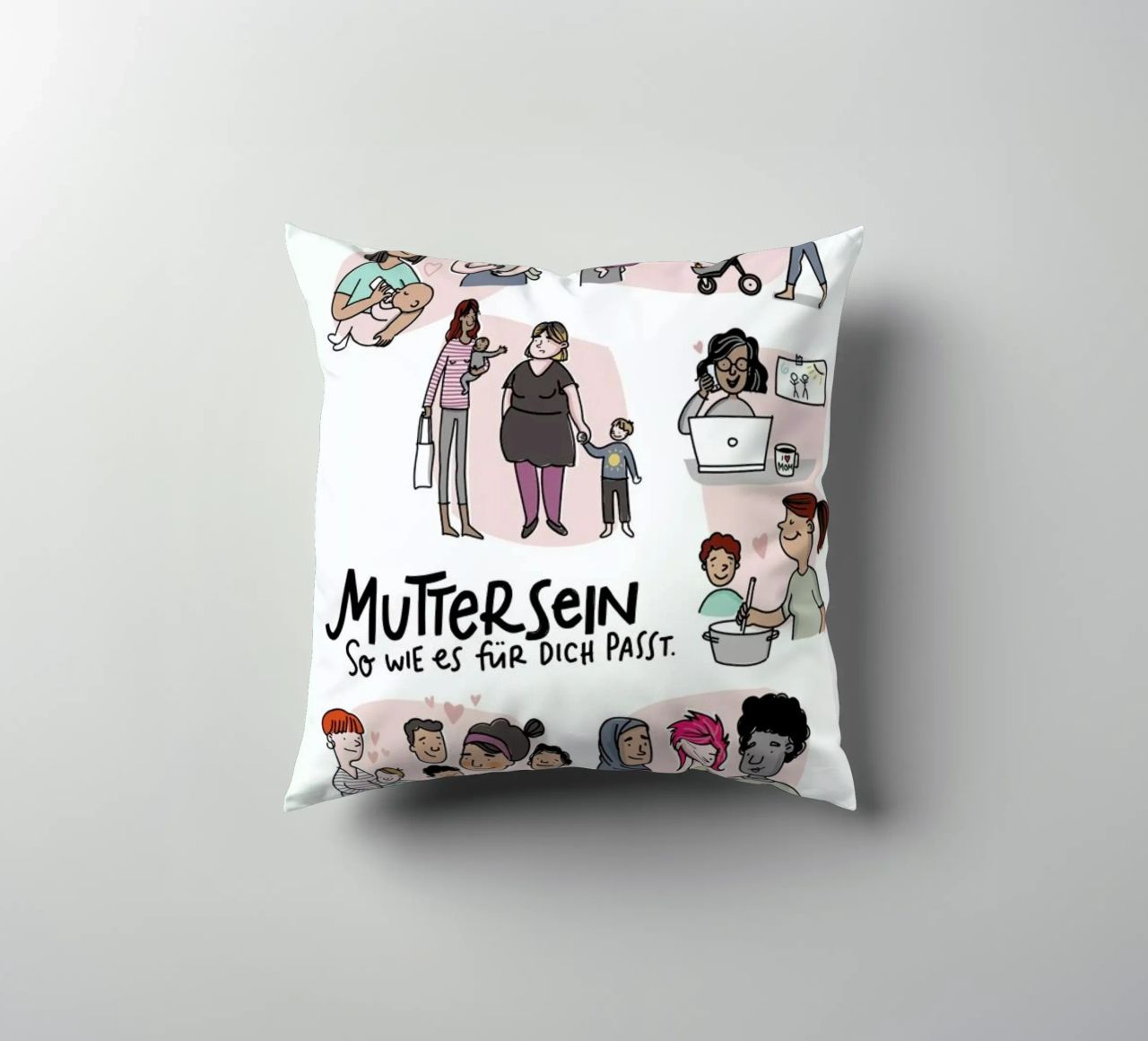Mutter cuscino da Geborgen Wachsen x JUNIQE