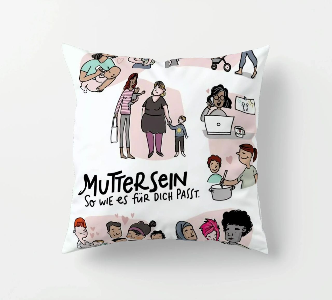 Mutter cuscino da Geborgen Wachsen x JUNIQE