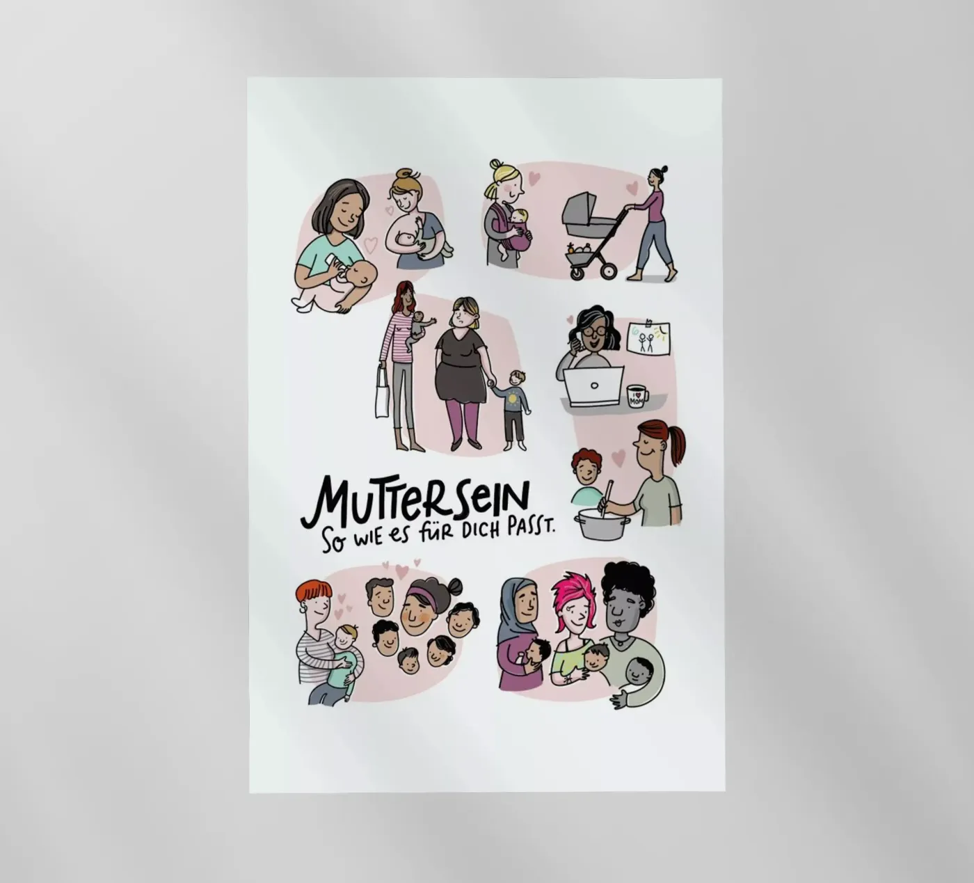 Mutter Backlit Folie von Geborgen Wachsen x JUNIQE