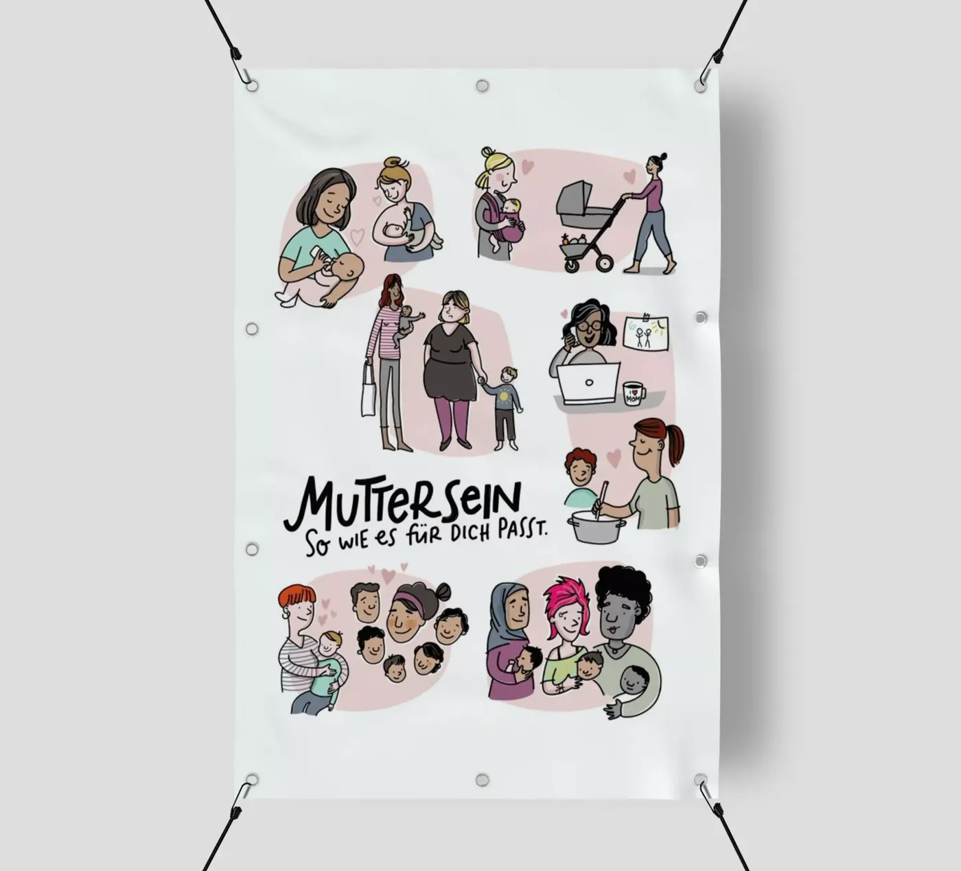 Mutter pvc cover by Geborgen Wachsen x JUNIQE