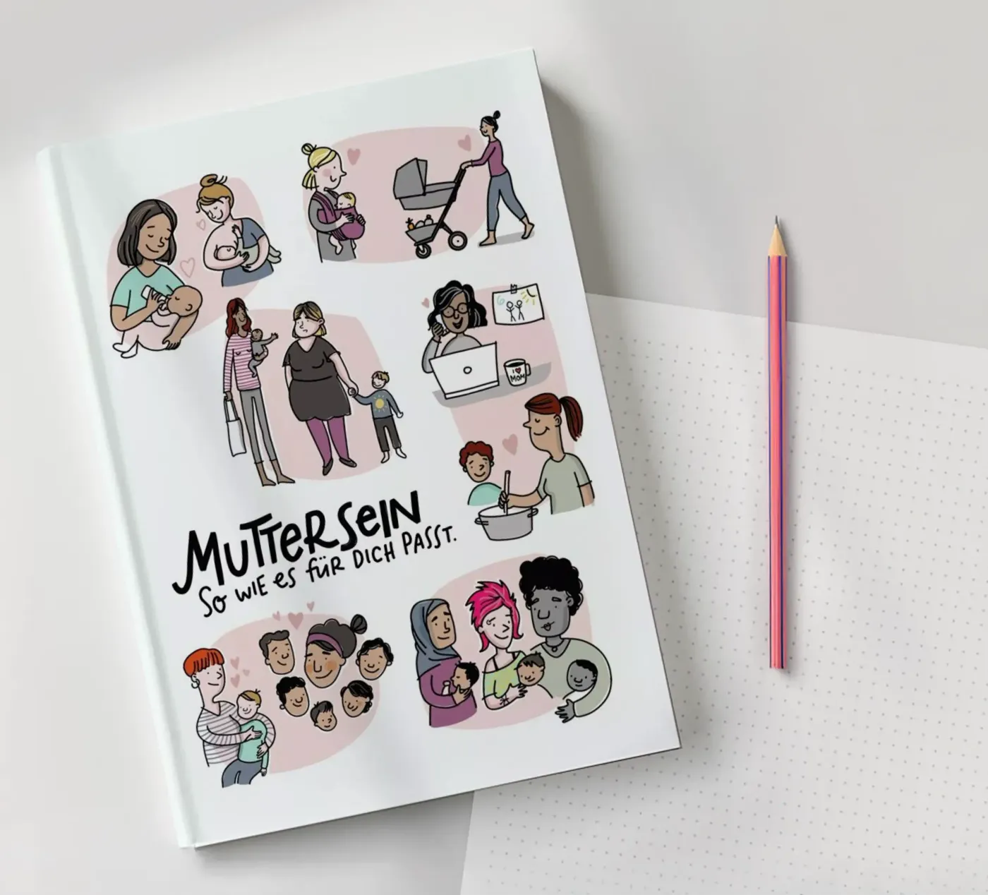 Mutter notebook by Geborgen Wachsen x JUNIQE