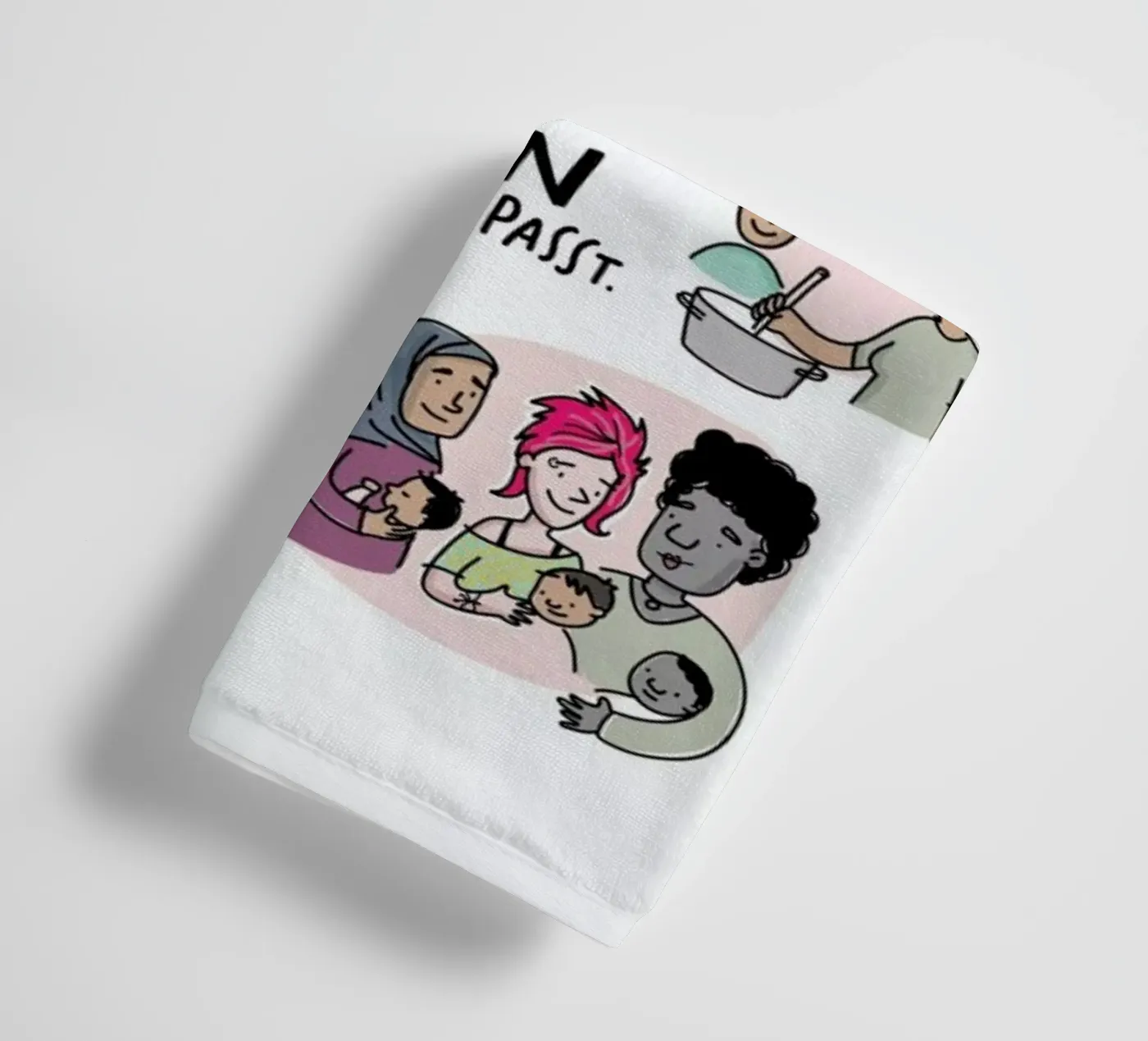 Mutter badhanddoek van Geborgen Wachsen x JUNIQE