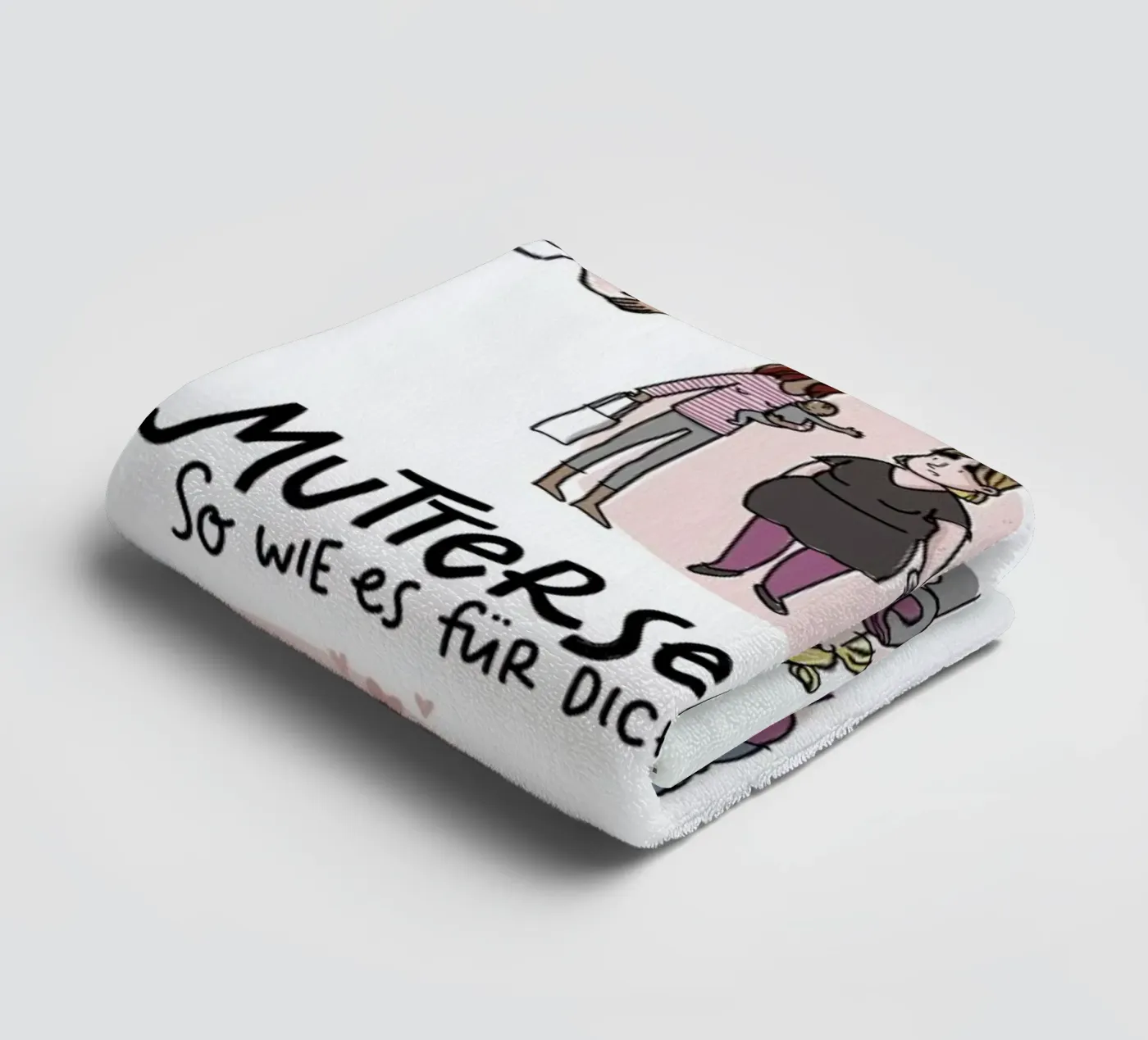 Mutter badhanddoek van Geborgen Wachsen x JUNIQE