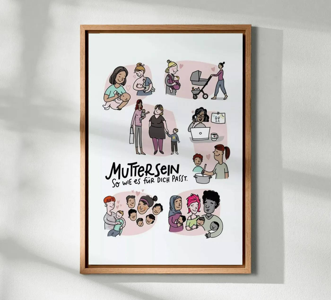 Mutter pannello forex da Geborgen Wachsen x JUNIQE