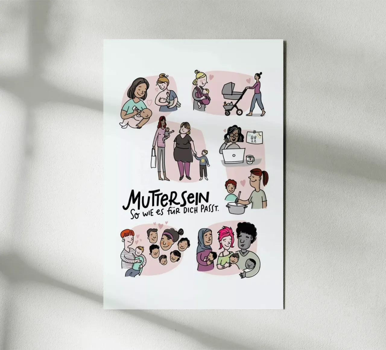 Mutter pannello forex da Geborgen Wachsen x JUNIQE