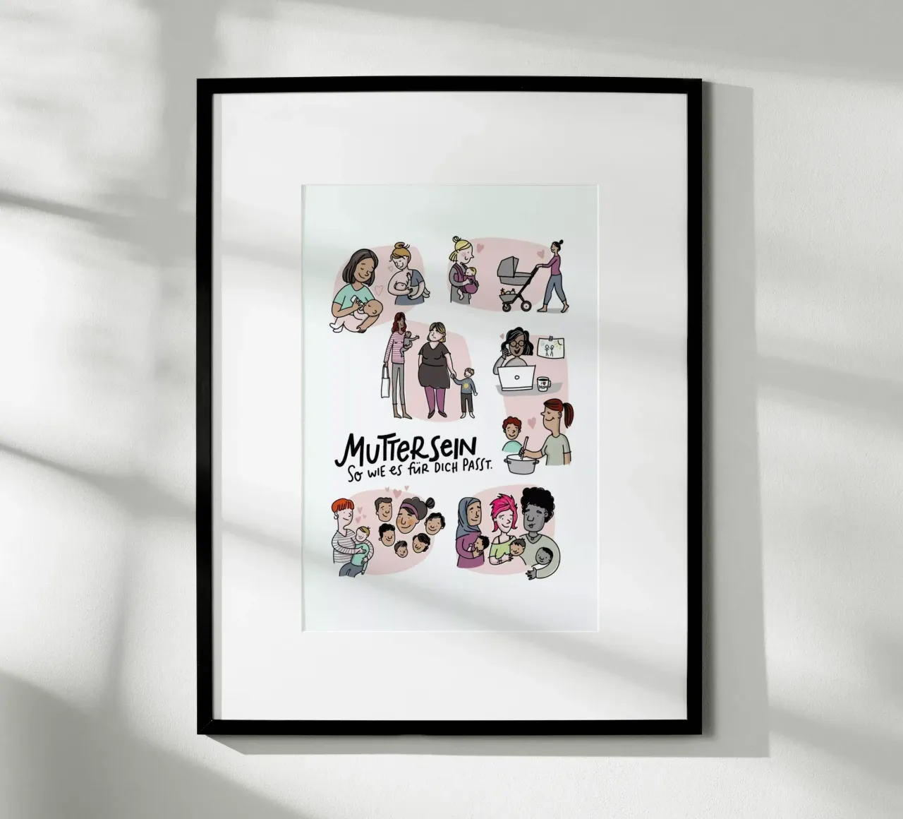 Mutter carta hahnemühle da Geborgen Wachsen x JUNIQE